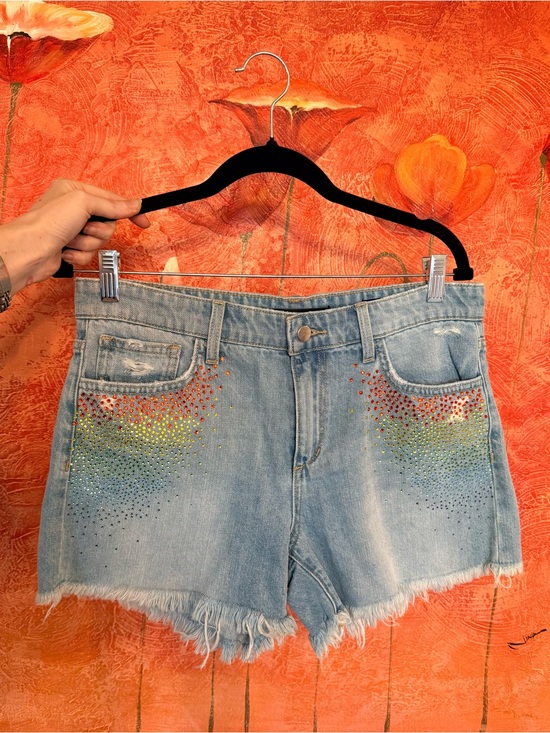 Joe's Jeans Pants - ❤️ Rainbow Rhinestone Jean Shorts
